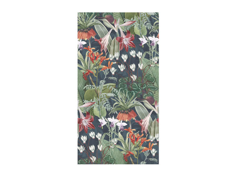 Behang Bladeren en Bloemen
