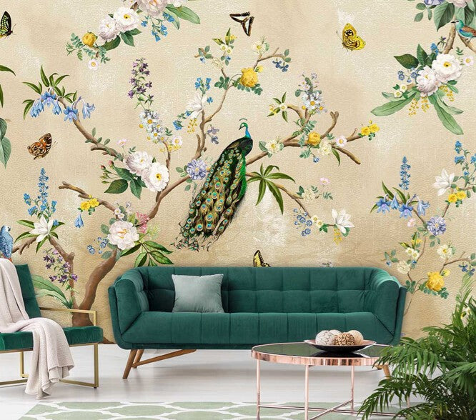Behang Tropische vogels