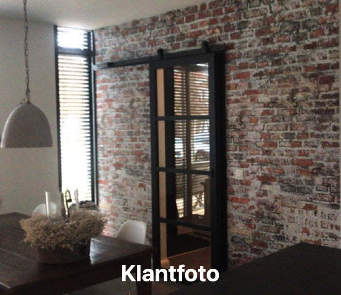 Behang oude stenen muur