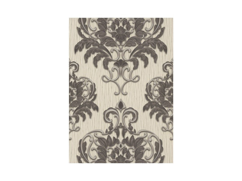 beige barok behang