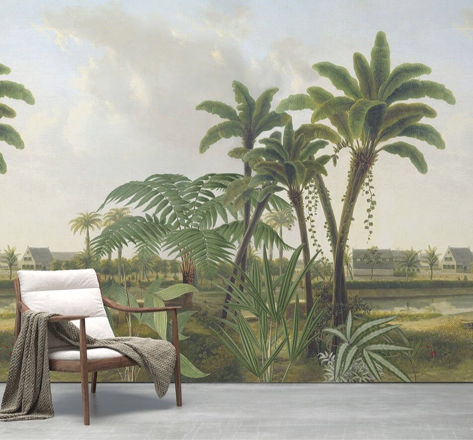 Behang met Palmbomen