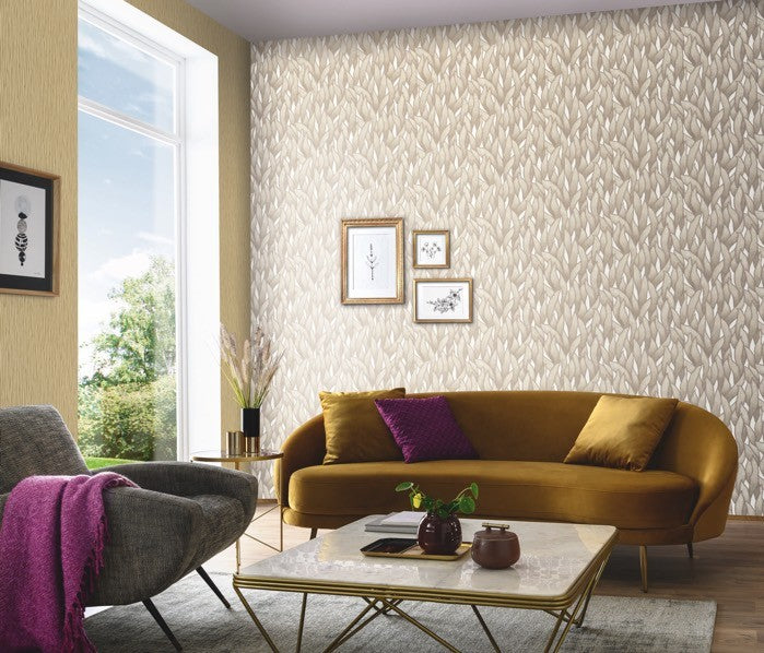 Beige behang patrooon