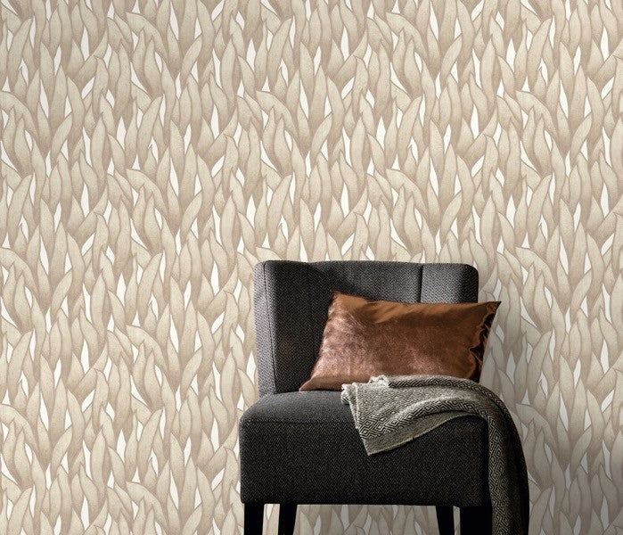 Beige behang patrooon