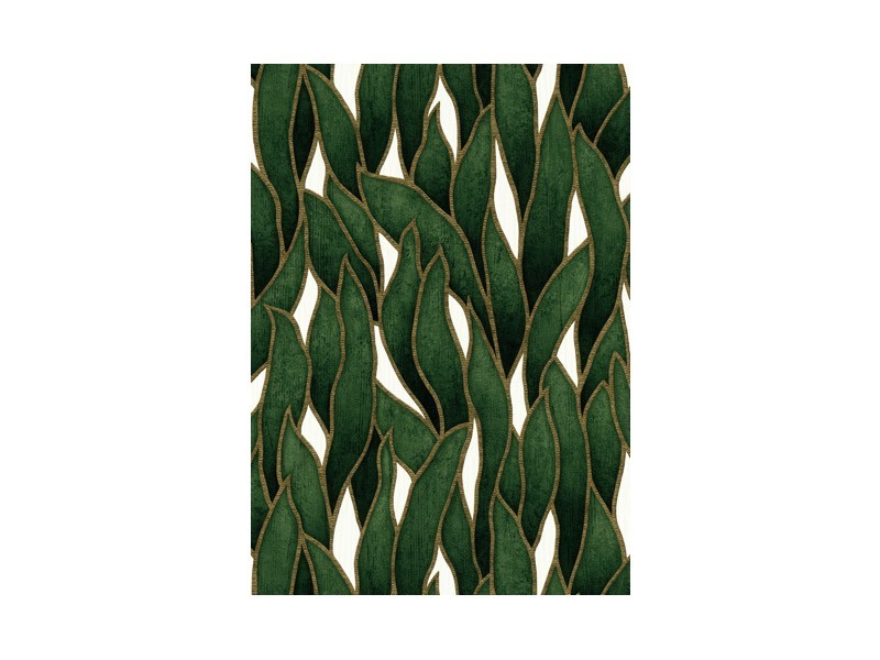 Groen bladeren behang