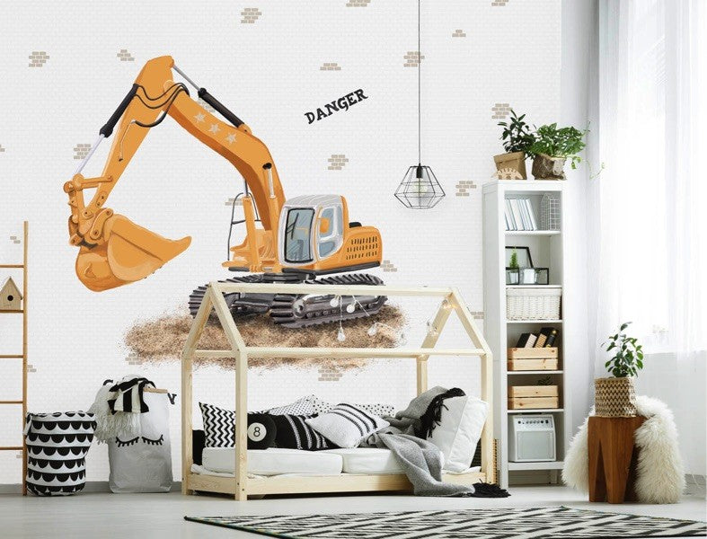 Graafmachine kinderbehang