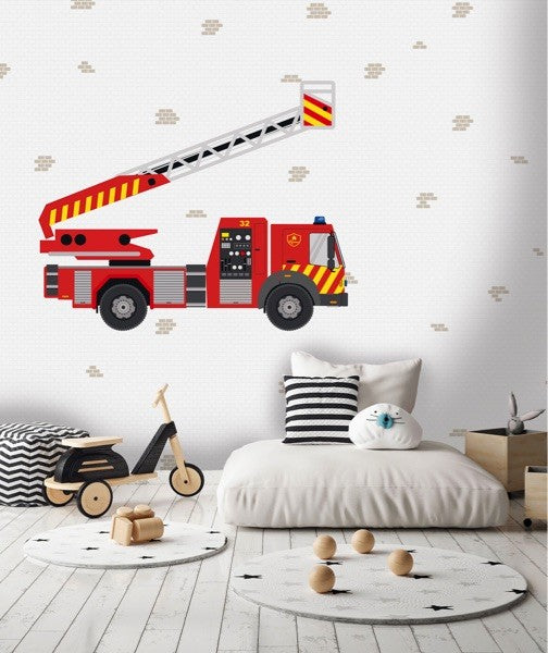 Brandweer behang