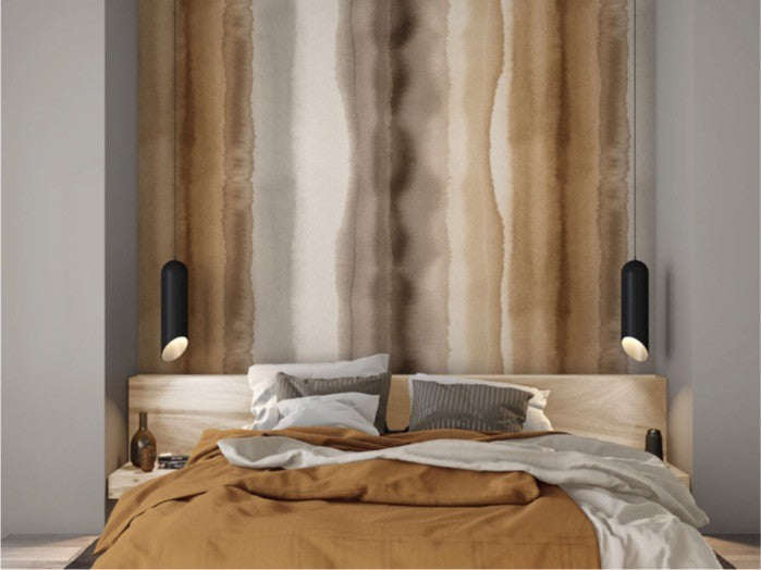 Bruin scandinavisch behang