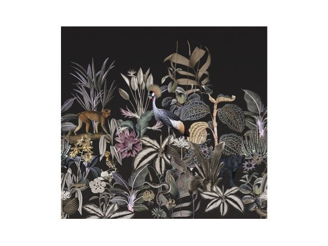 Jungle behang dierenmix