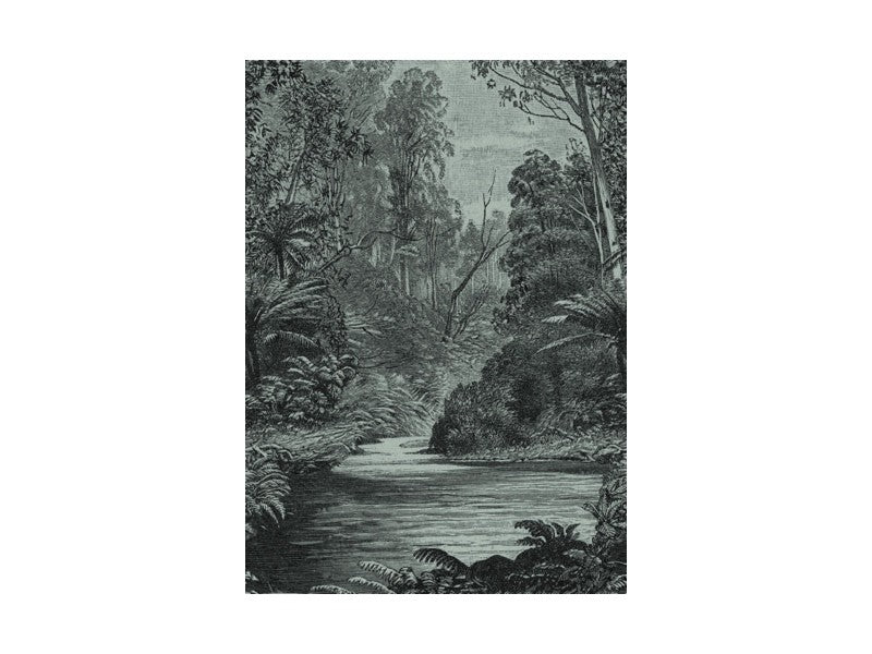 Jungle behang groen
