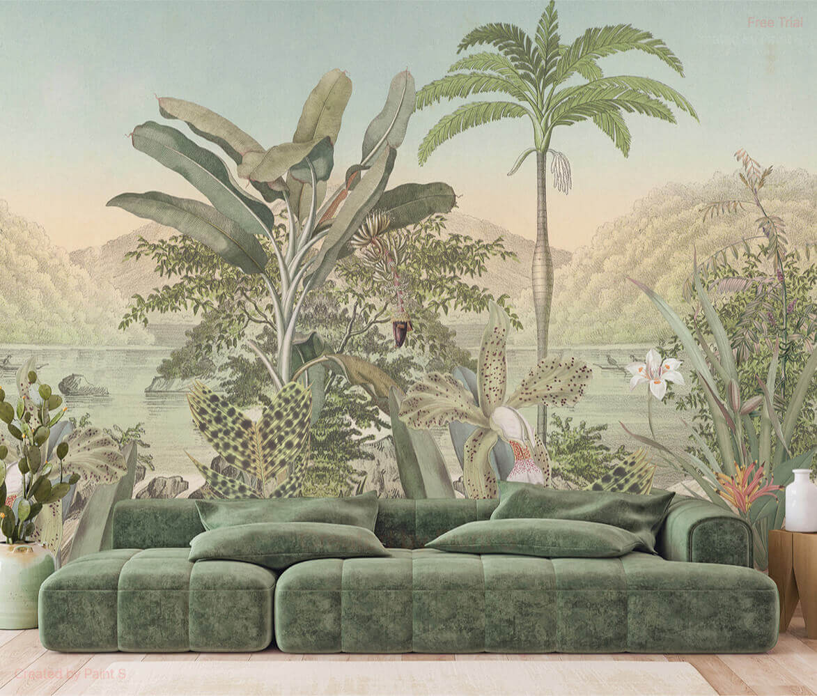 Jungle behang 2