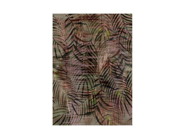 Jungle bladeren behang