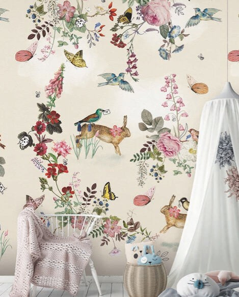 Kinder behang dieren