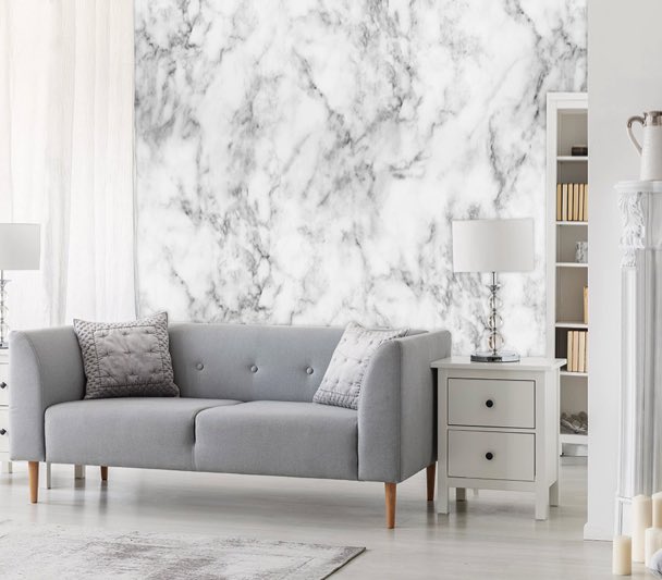 Marmer muur behang