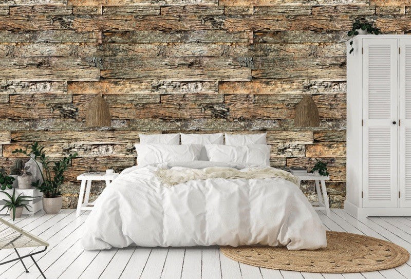 Steigerhout behang