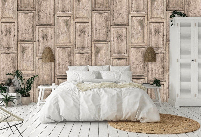 Houtlook behang