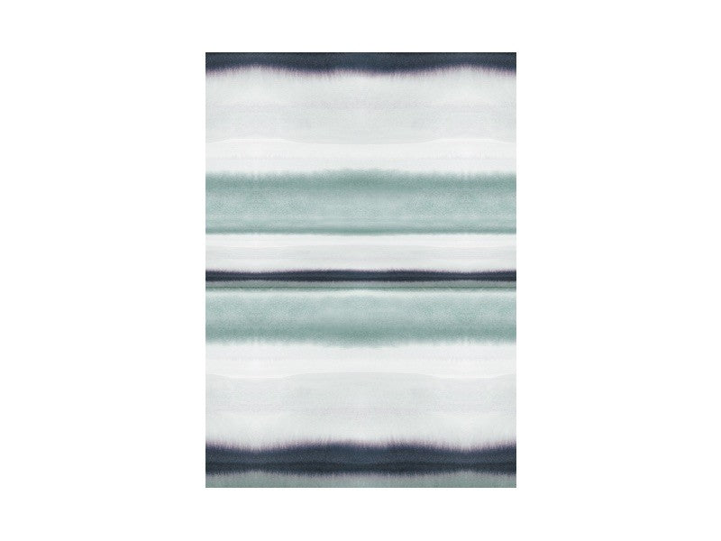 Scandinavisch behang blauwe tinten