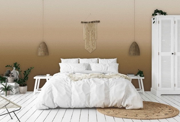 Scandinavisch behang bruin