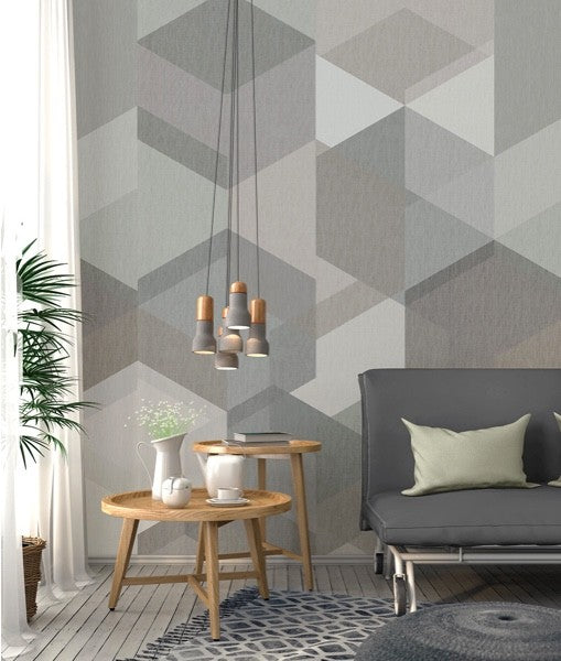Hexagon behang