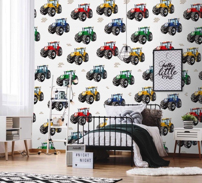 Tractoren behang