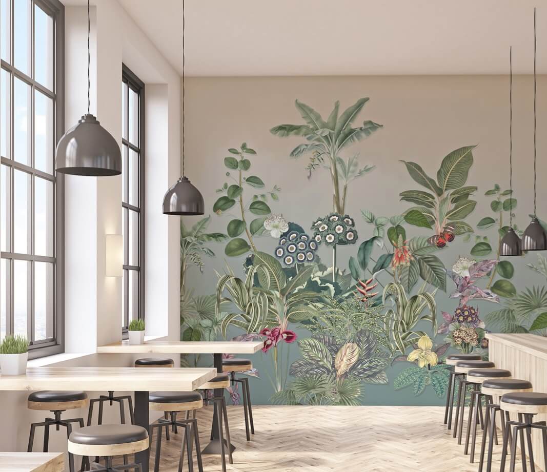 Tropische Planten Behang