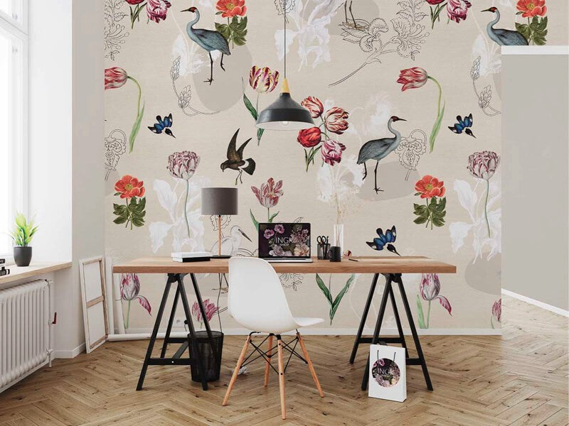Tulpen behang