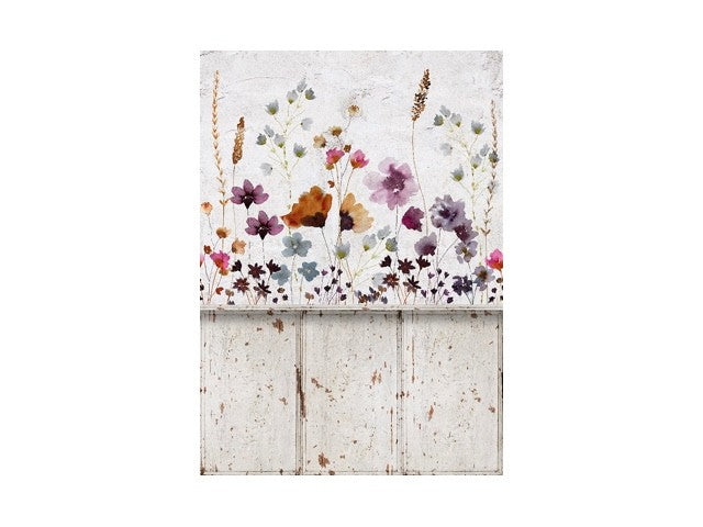 behang veldbloemen
