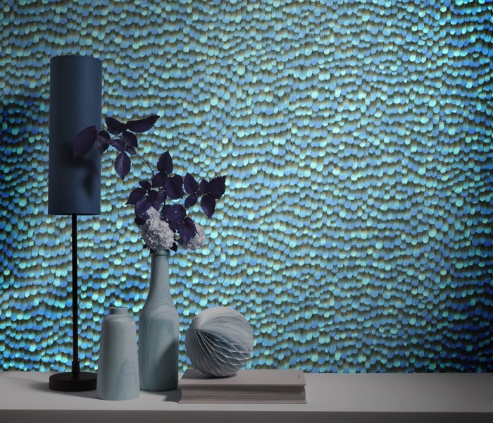Verenbehang blauw