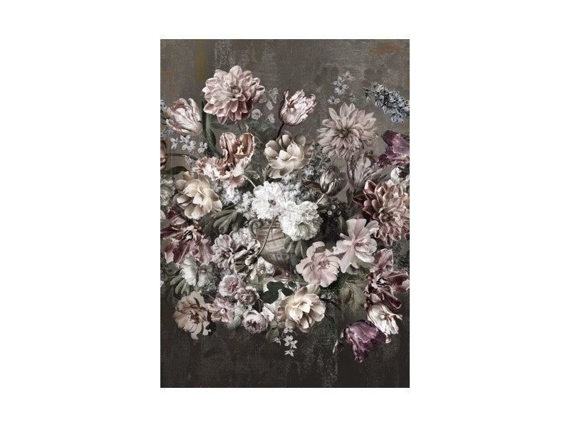 Bloemen behang vintage