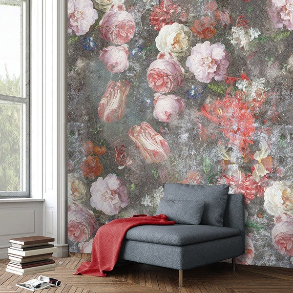 Bloemen behang vintage 2