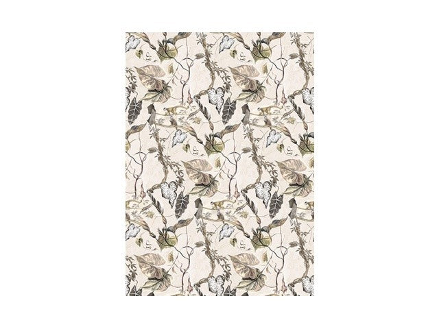 Jungle behang lichte kleuren