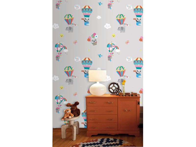 Blije dieren behang