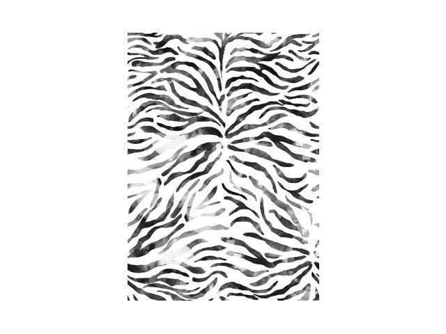 Zebra behang zwart wit