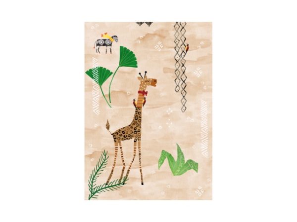 Giraffe behang