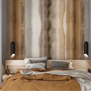 Bruin Scandinavisch behang