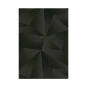 Driehoeken behang zwart 3D