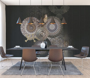 Behang Vogel en Salamander TD4150