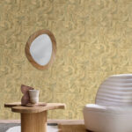 Casamance Intarsia Nature Sur Mesure behang 2